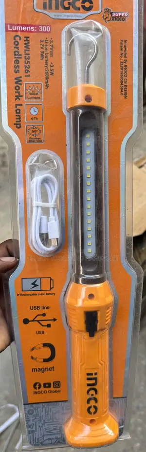 Ingco Hwli35261 Cordless Work Lamp