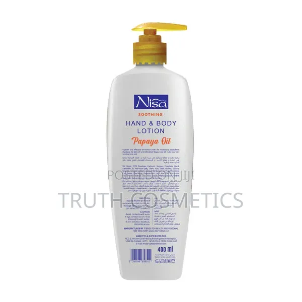 Nisa - Hand and Body Lotion - Papaya