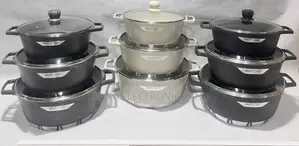 6 PCS Hotchef Big Granite Pot/Cookware SetIs Available