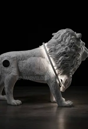Lion Stature Led Standing Light