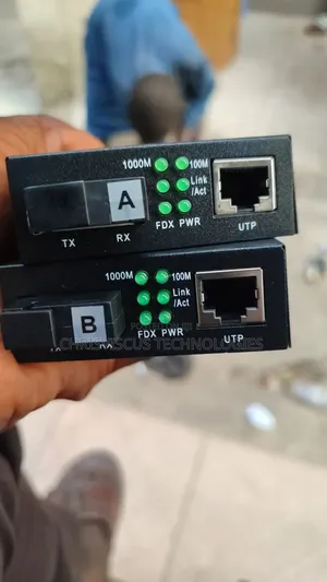 Fiber Media Converter, Single Mode a B, 10/100/1000mbps, Sc Connector