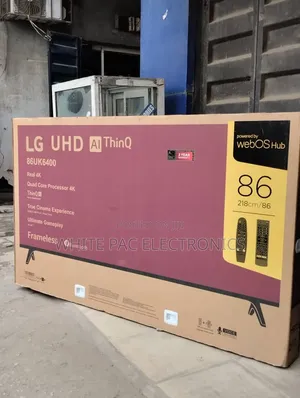 New 2026 >LG 86"Inch's Ai Webos Smart Thinq Remote Voice Flat TV >