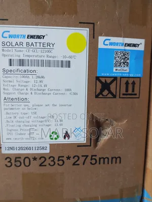 Cworth Lithium Battery
Cworth 12v 200ah 2.56kwh Lithium Batter