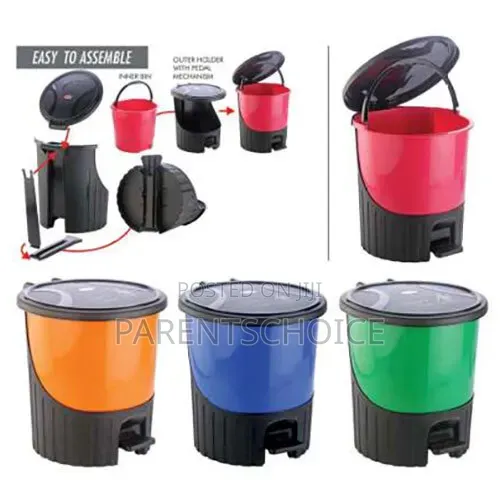 Plastic 3l Dustbin For Car, Home, Office Use