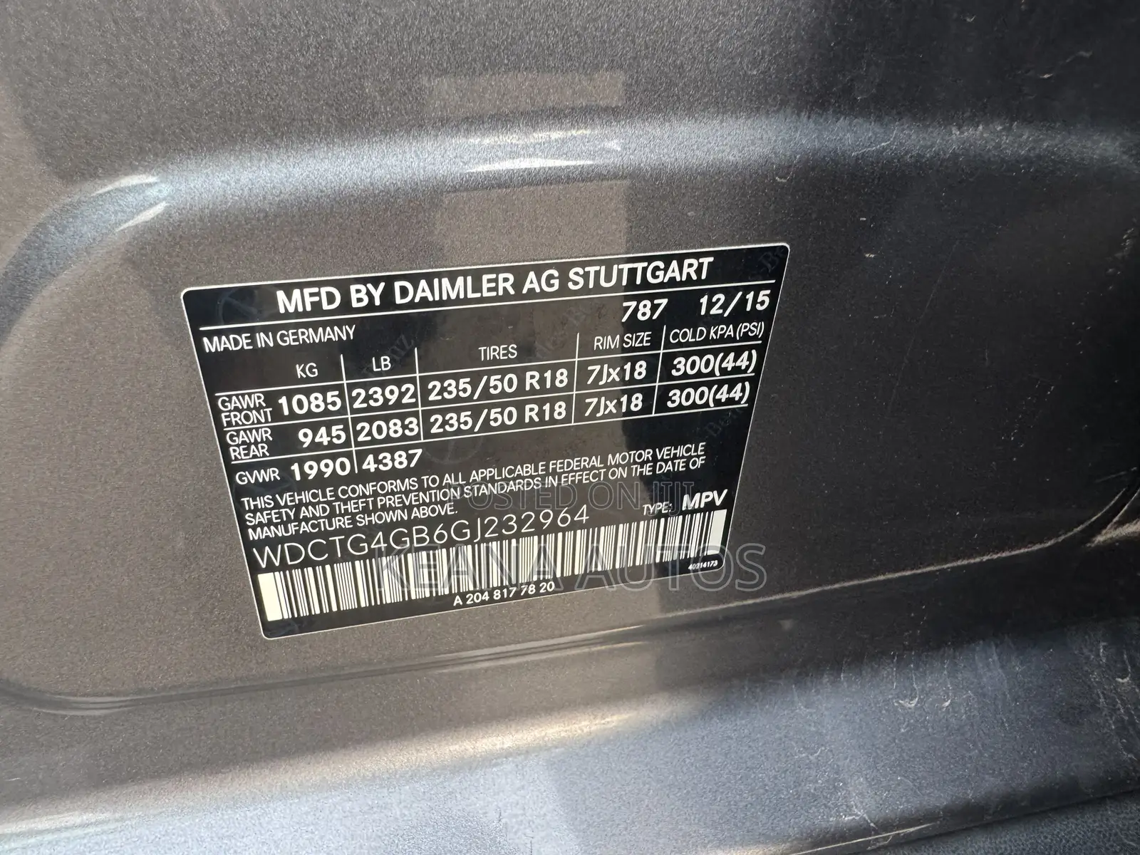 Mercedes-Benz CLA-Class 2015 Gray