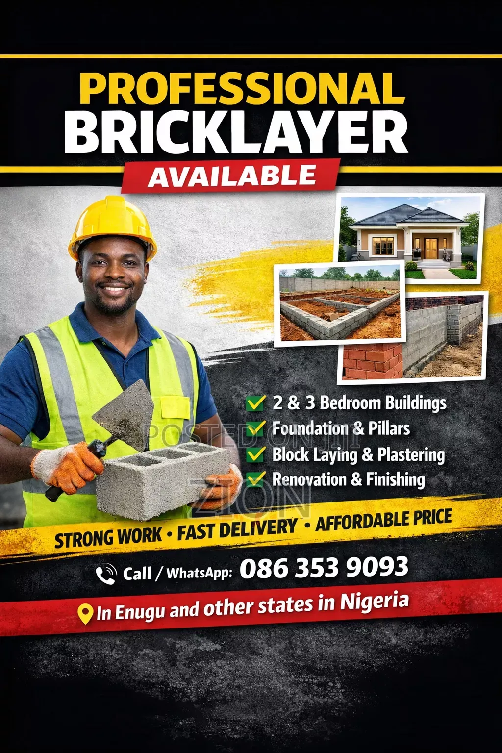 Professional Bricklayer
