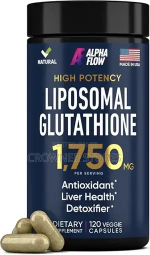 Alpa Flow Liposomal Glutathione Supplement 1000mg 120 Caps