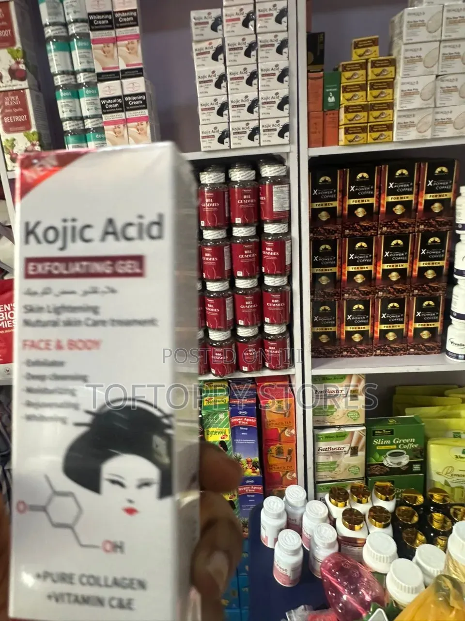 Kojic Acid Exfoliating Gel Skin Lightening