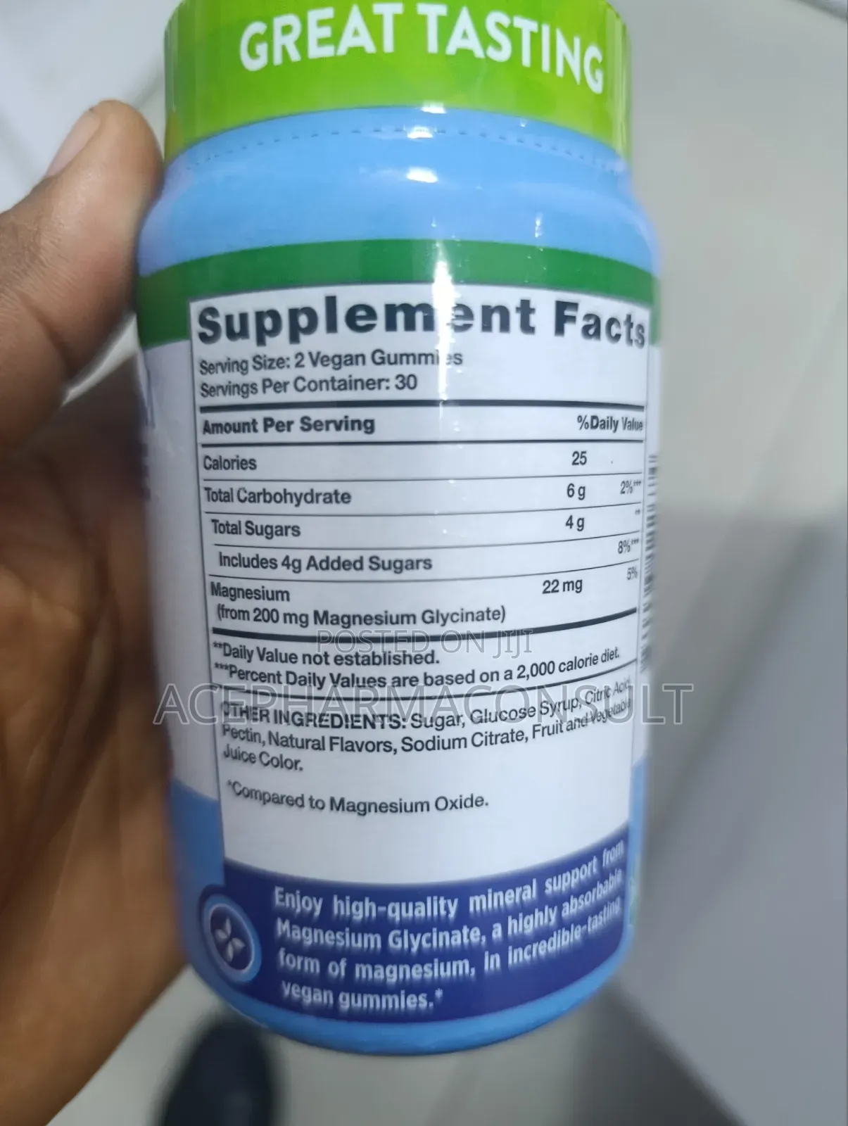 Magnesium Glycinate Gummies 200mg