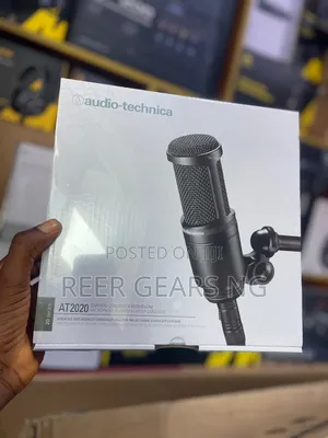 Audio-Technica At2020 Cardioid Condenser Microphone