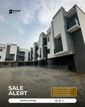 4bdrm Townhouse/Terrace in Jahi for sale