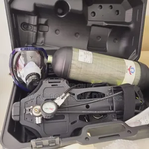 Complete Set Of Fibre Breathing Apparatus Self-contained