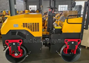 1-ton Small Ride-on Double Drum Vibratory Road Roller