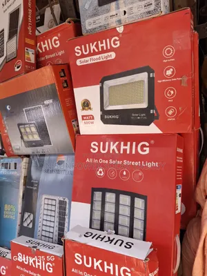 500w/ All in 1 Solar Flood Light