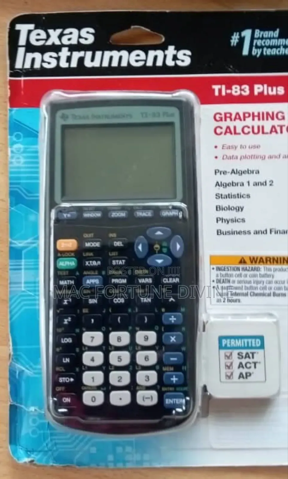 Texas Instruments Ti-83 Plus Graphing Calculator