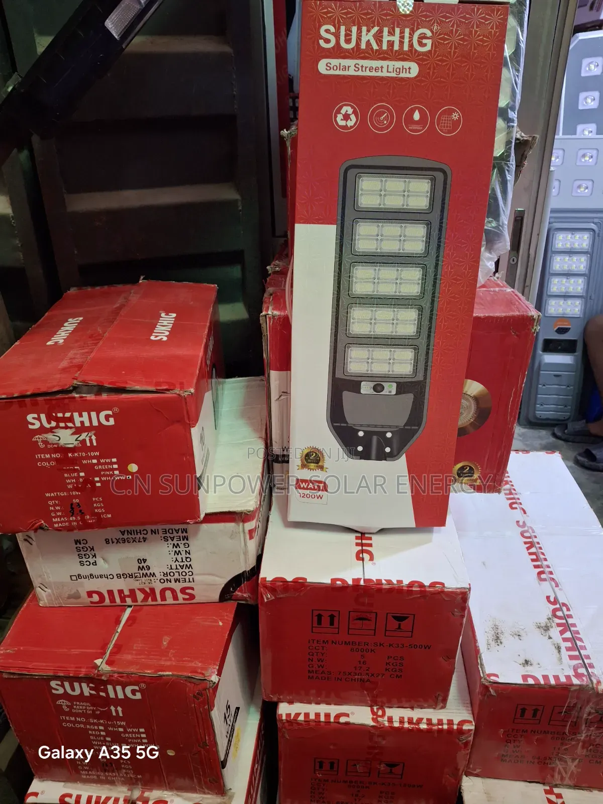 500watts Sukhig Sensor Street Light