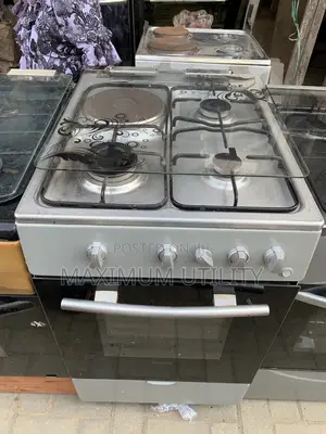 One Electric N 3 Manual Ignition Standing Gas Cooker With Oven N Grill