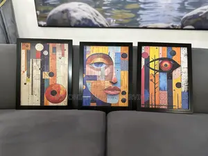 3-in-1 Abstract Wall Frame – Modern Canvas Wall Art