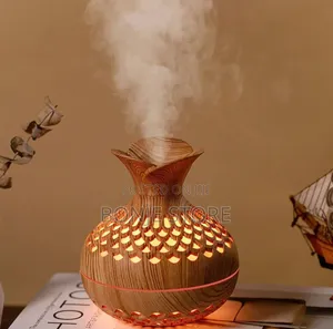 300ml Vase Air Humidifier Usb Ultrasonic Aroma Diffuser + Free Oil