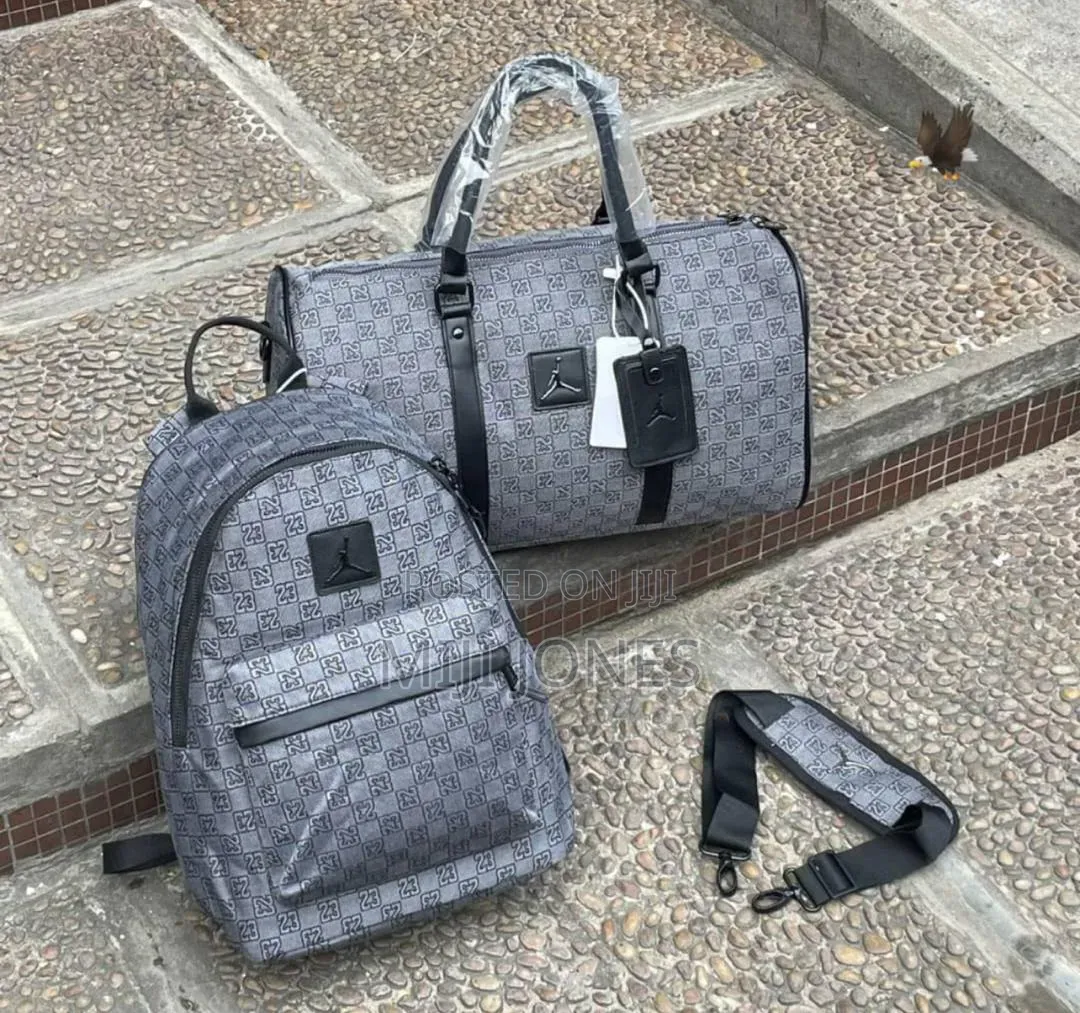*Jordan Inspired Backpack +Duffel Bag Combo - High Grade Replica Set*