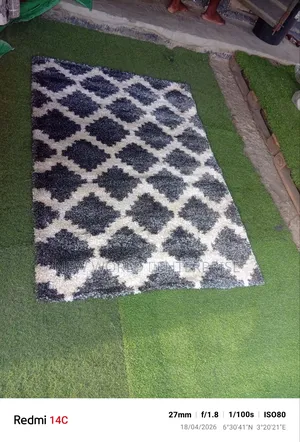 4by6 Feets Modern German Fluffy Shaggy Centre Rug