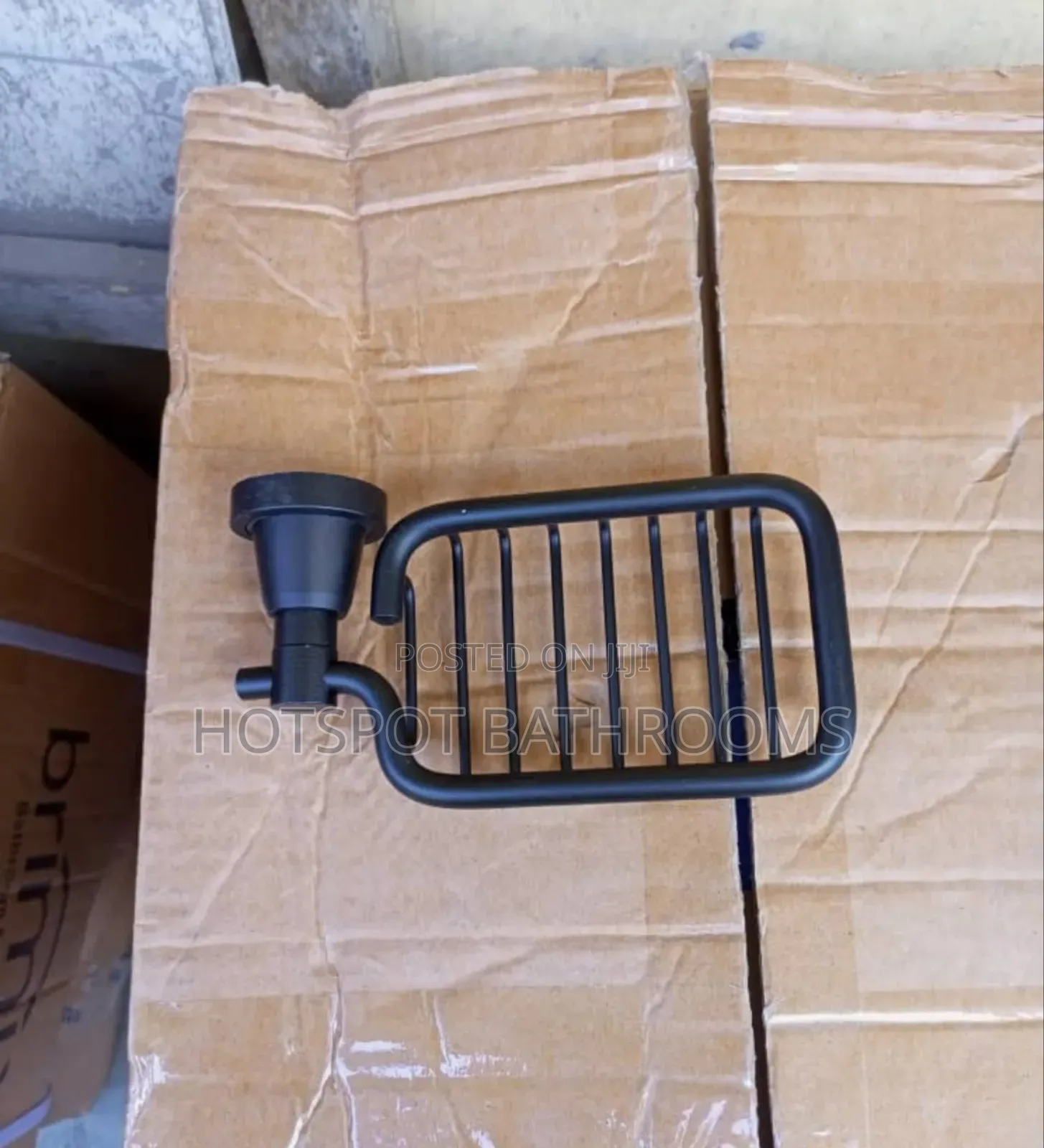 Matt Black Soap Rack