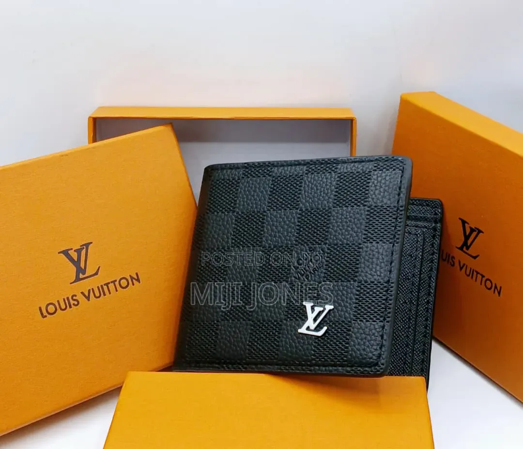 Designer Inspired Pocket Wallet - Classic Monogram Plain Styles