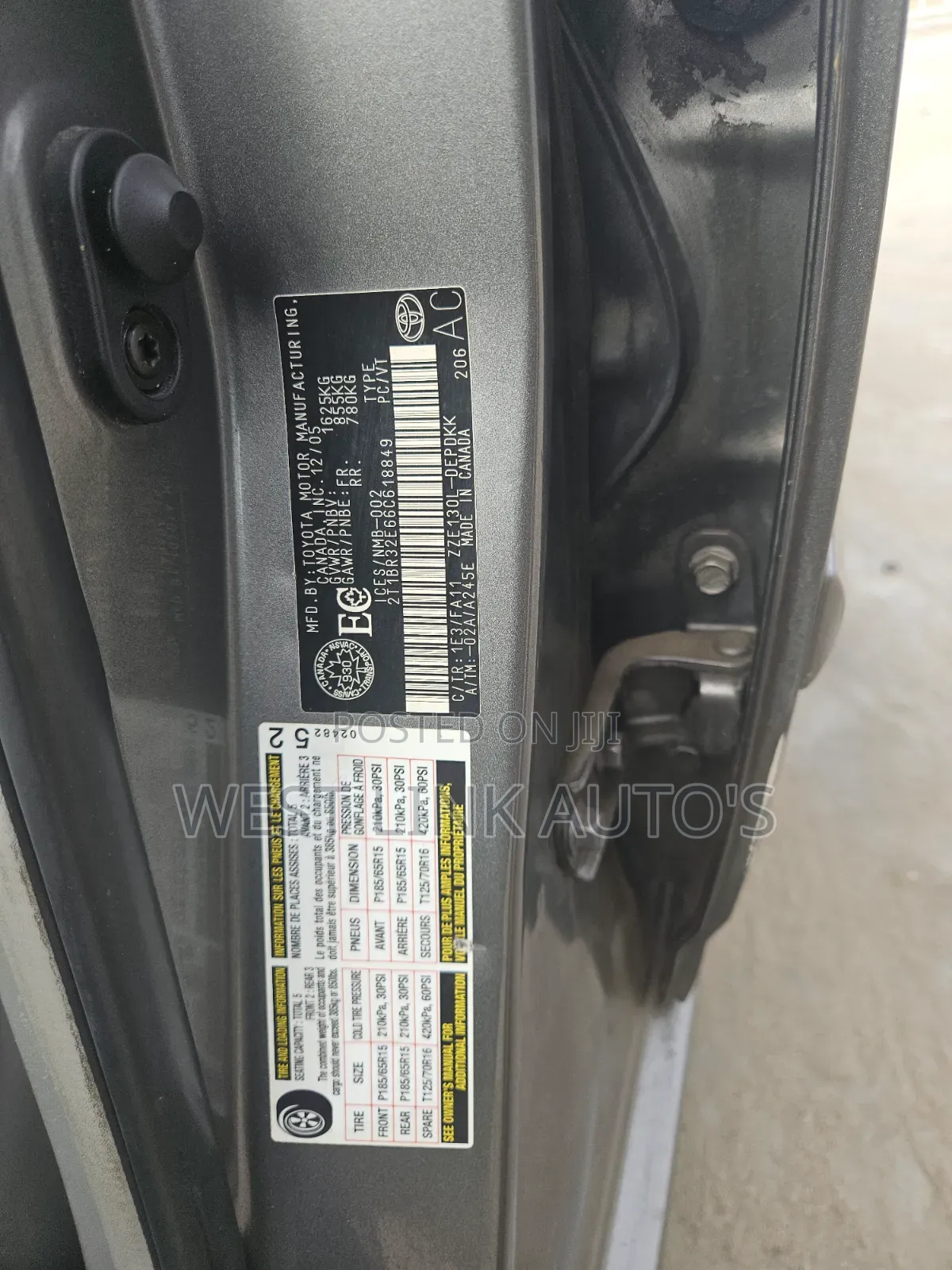 Toyota Corolla 2006 Gray