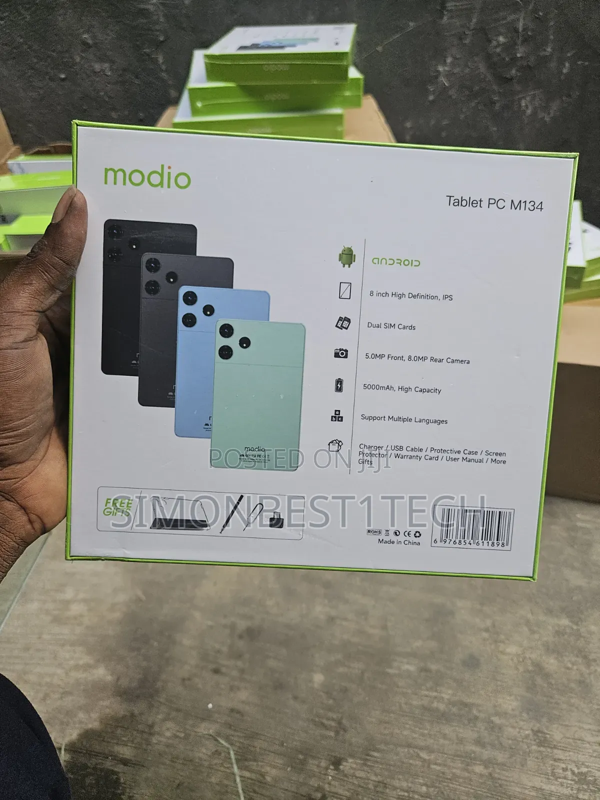 New Modio M134 512 GB Gray