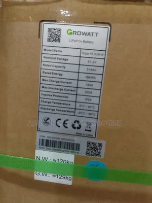 16kwh 51.2v Growatt Lithium Battery