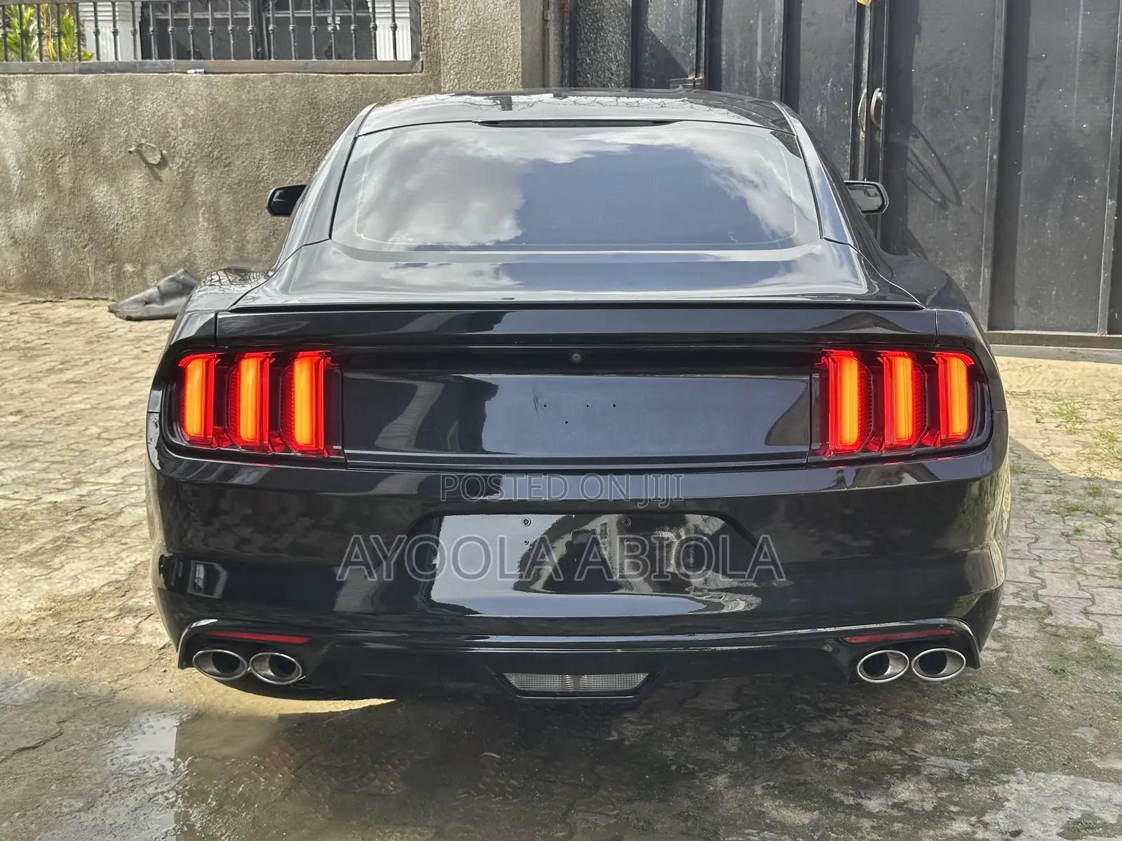 Ford Mustang EcoBoost Premium Fastback 2017 Black
