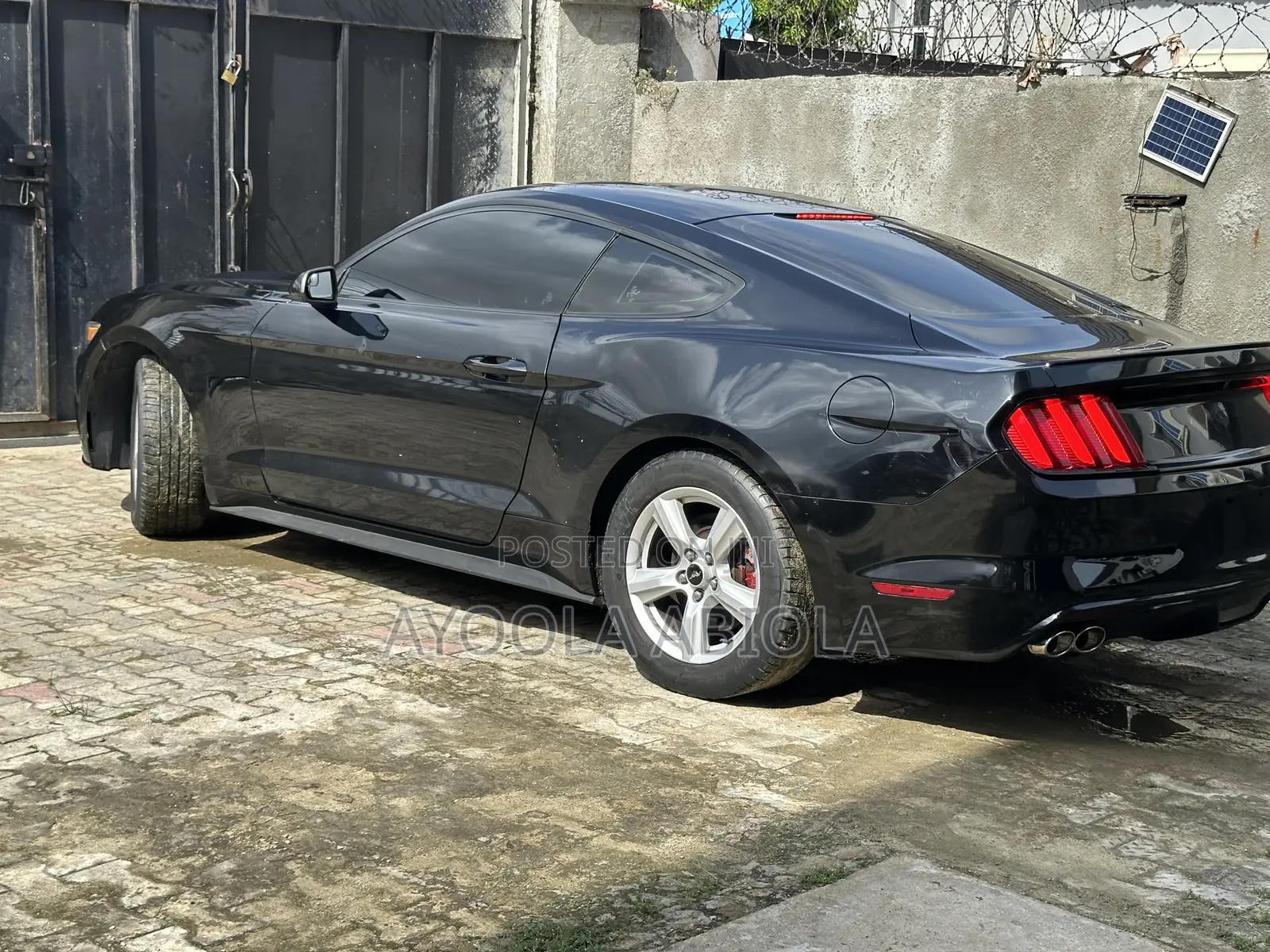 Ford Mustang EcoBoost Premium Fastback 2017 Black