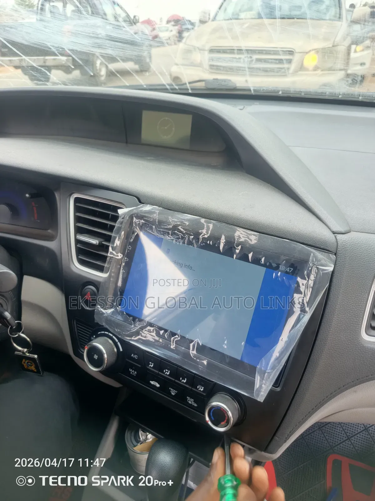 Android Screen for Honda Civic 2014-2015 Model With Reverse Camera