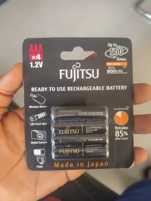 Fujitsu 4 Aaa Rechargeable Batteries 950mah Pack Japan