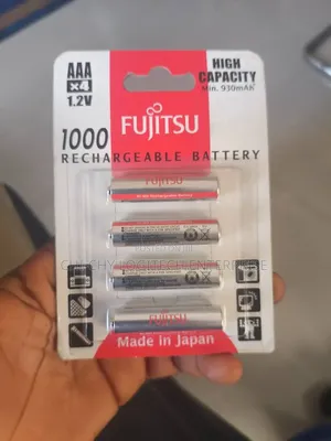 Fujitsu Aaa Rechargeable Batteries 1000mah Nimh Pack