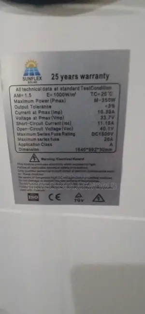 350w Solar Panel