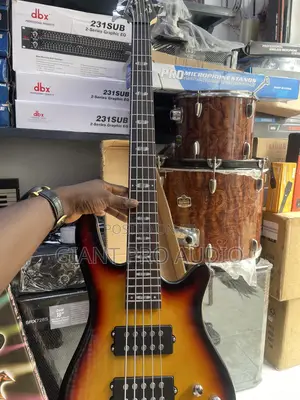 Professional Gipson 5 Strings Passive Bass Guitar