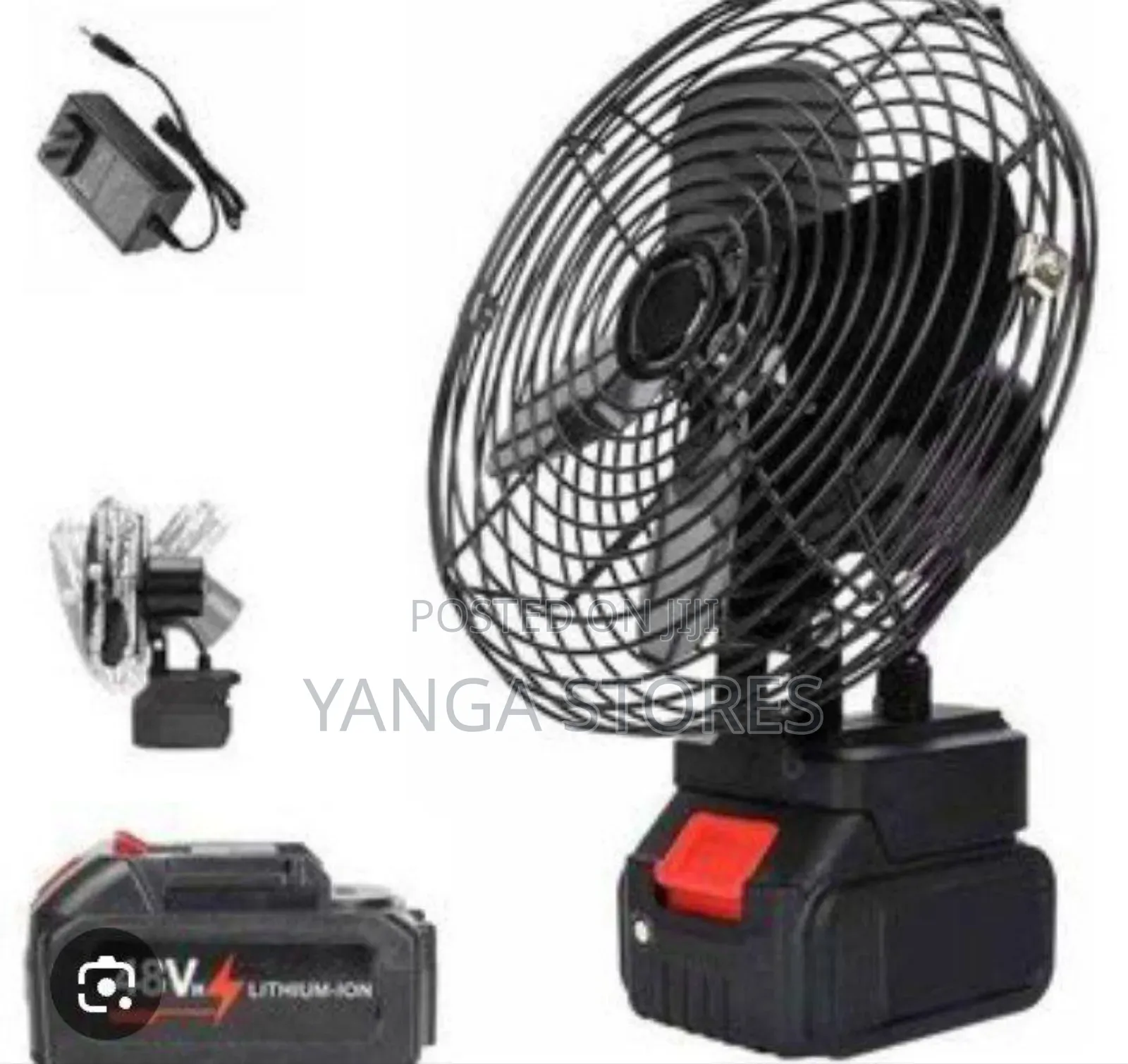 Lithium Battery Rechargeable Fan