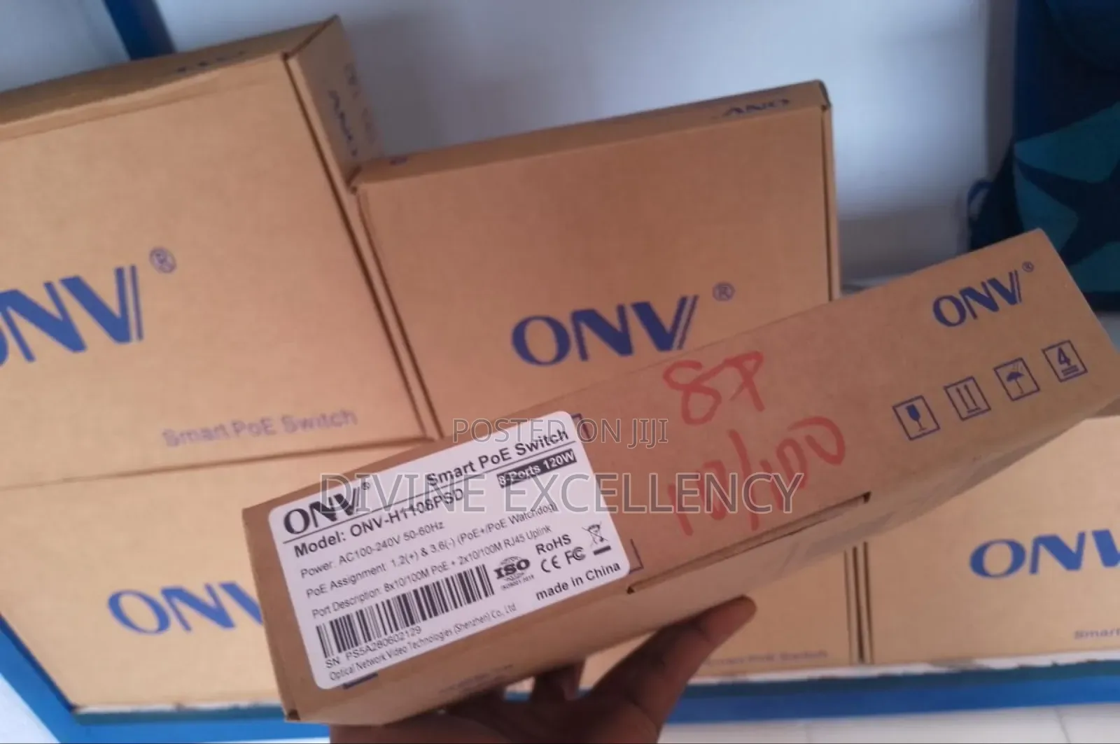 Onv 8 Port Poe Switch