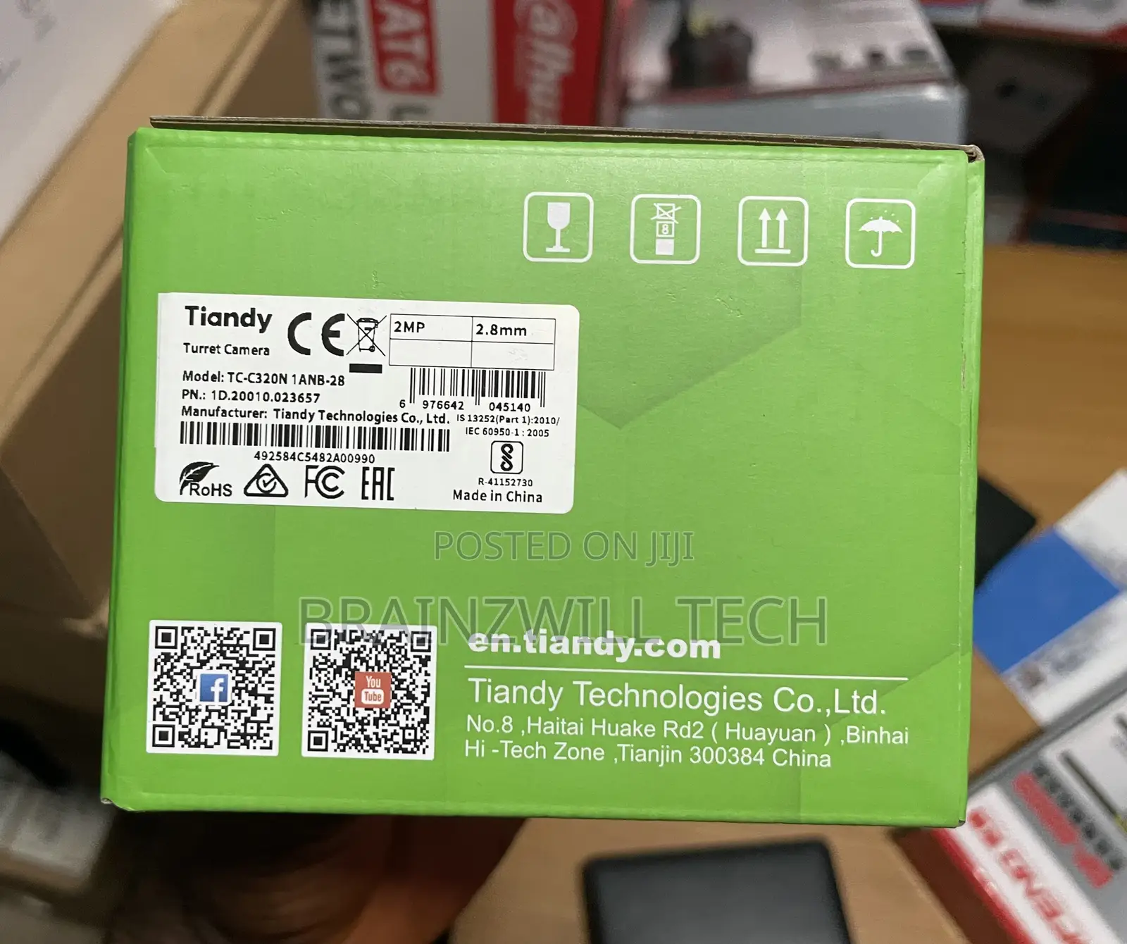 Tiandy Tc-C320n | 2mp Ip Color Maker Turret Camera