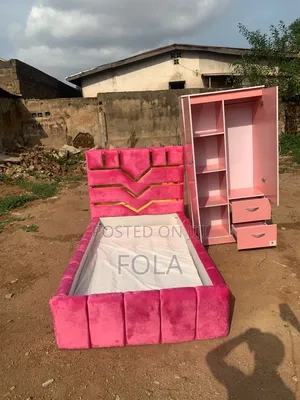 Bed Frame and Wardrobe