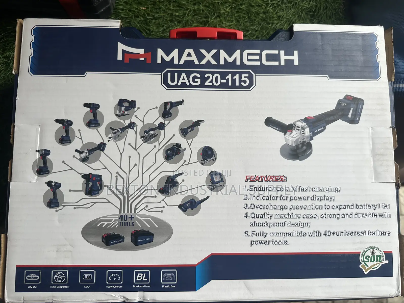 Rechargeable Angle Grinder