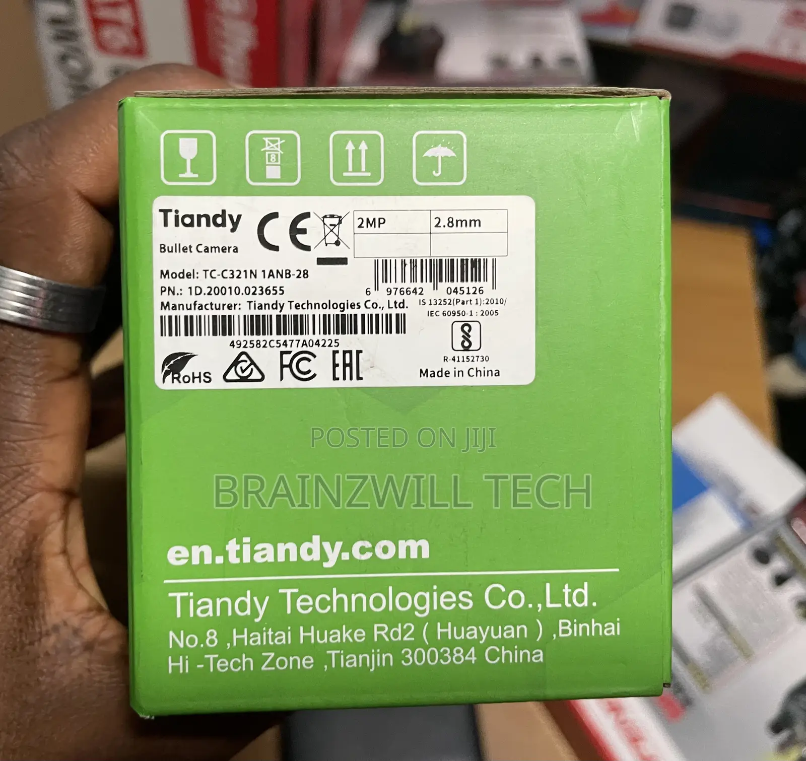 Tiandy Tc-C321n | 2mp Ip Color Maker Bullet Camera