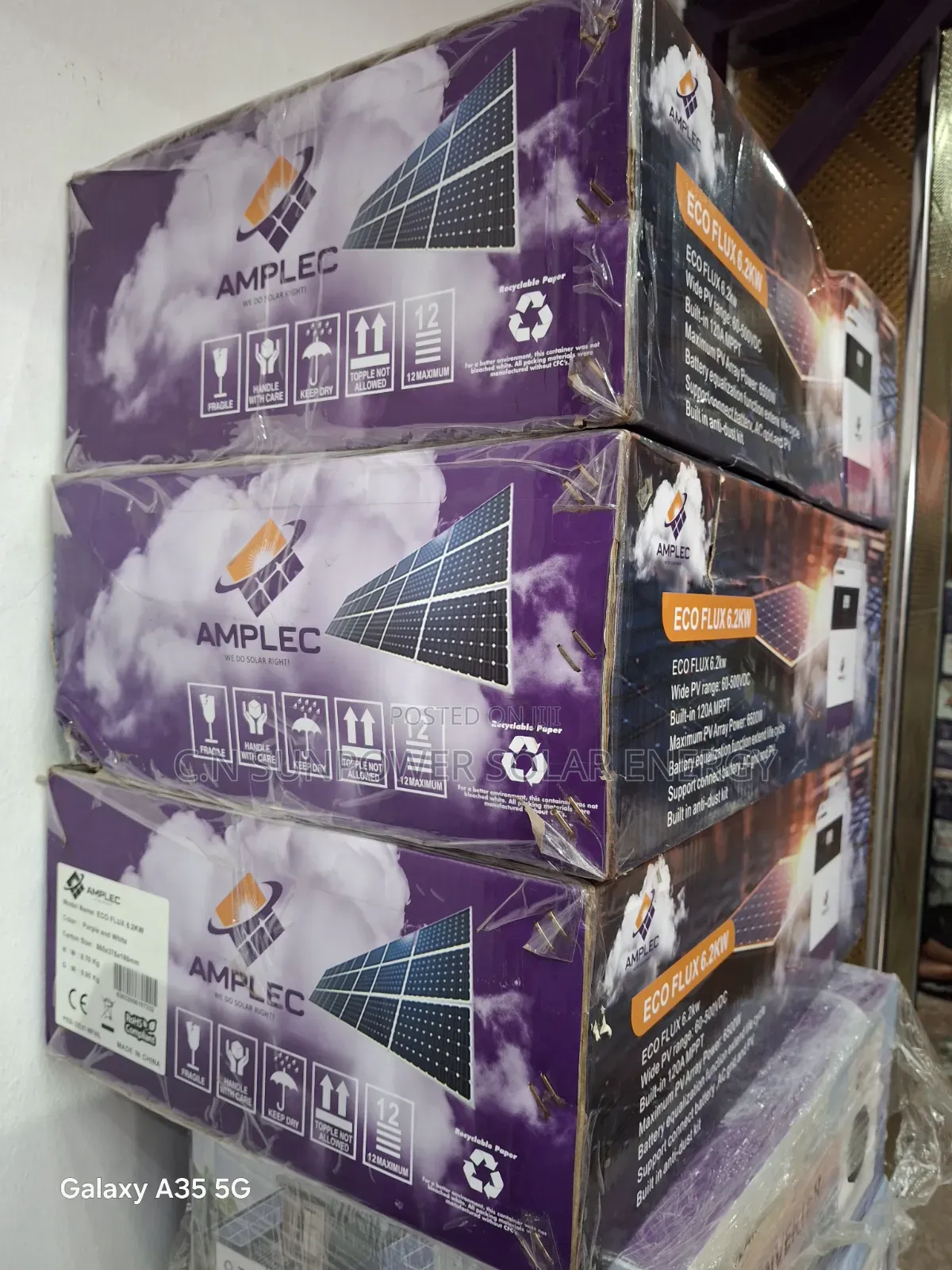 6.2kw/48v Amplec Hybrid Solar Inverters