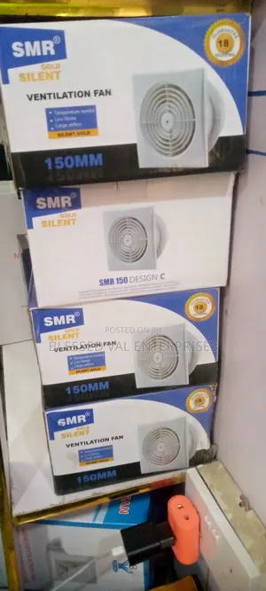 6 Inches Gold Silent Ventilation Fan