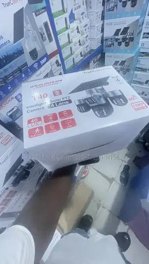 T40 Intelligent Solar PTZ Camera 4 Lens With Panel