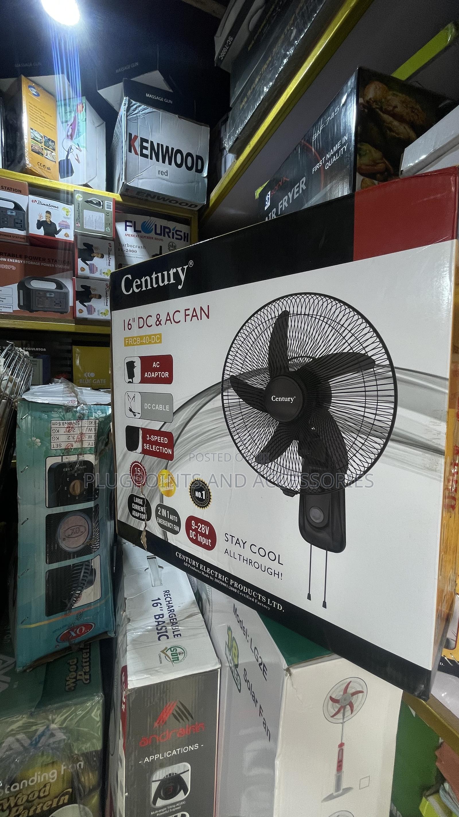 Century Wall Ac /Dc Fan 16”