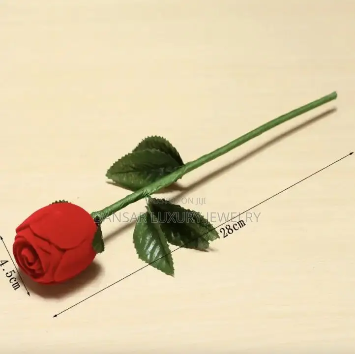 Red Rose Classy Proposal Ring Box
