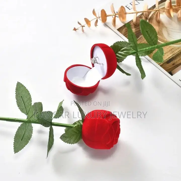 Red Rose Classy Proposal Ring Box
