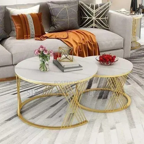 2 in 1 Marble Center Table